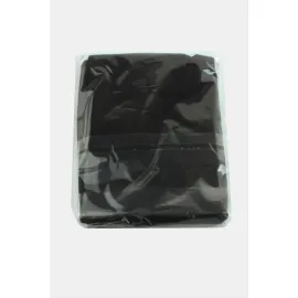 Likralı Bağlamalı Düz Bone-Siyah