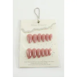 Mina Beauty Kedi Gözü Takma Tırnak-Pembe