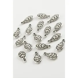 Yaprak Çiçek Tesbih Püskül Aparatı 50 Gram-Gümüş Rengi