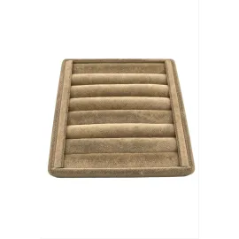 Yatay Sosisli Anfora Yüzük Kelepçe Standı 15X15 cm-Açık Kahverengi