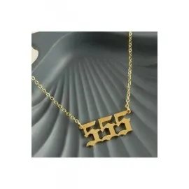 Uğurlu Rakamlar Uçlu Kolye-3