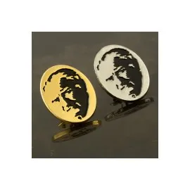 Atatürk Yaka Rozet-Sarı