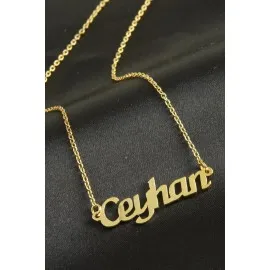 Ceyhan Isimli Kolye -Sarı