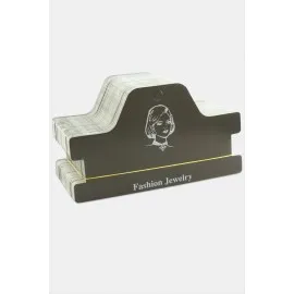 Siyah Renkli Tasma Kolye Ve Saç Bandı Kartı-Siyah