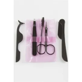 5 Parça Kaş Kirpik Seti-Siyah