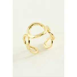 Halka Metal Yüzük-Sarı