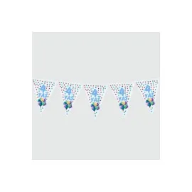 10’Lu 4 Yaş Üçgen Flama-Mavi