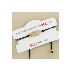 Cumhuriyetin 100. Yılına Özel Bileklik-Sarı