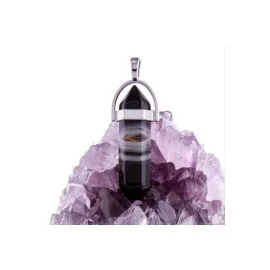 Akik Point Kolye Ucu-Siyah