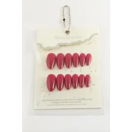 Mina Beauty Kedi Gözü Takma Tırnak-Fuşya