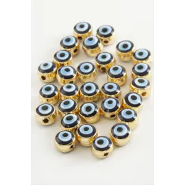 Nazar Mineli Bileklik ve Kolye Ucu Aparatı 1 Adet-Lacivert