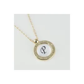 Seri Sonu Harfli Kolye-P