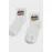 Çikolata Kolej Çorap 8X28-Beyaz