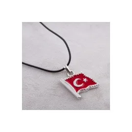 Ay Yıldız Kolye-Kırmızı