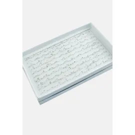 Karışık Lüx Çelik Eklem Yüzük 1 Adet-Gümüş Rengi