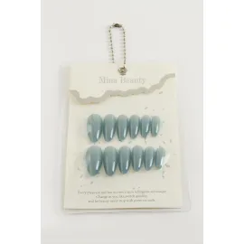 Mina Beauty Kedi Gözü Takma Tırnak-Açık Mavi