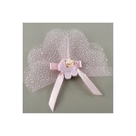 Bebek Arabası Figürlü Dolap Süsü-Pembe