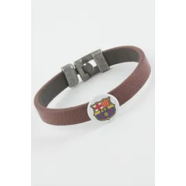 Bordo Renkli Suni Deri Bileklik-Bordo