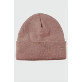 Çift Kat 1 Nci Kalite Renkli Bere  Toptan Bere Eldiven -Koyu Pembe