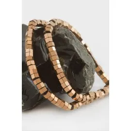 Hematit Somun Vida Taşı 6 mm-Roz