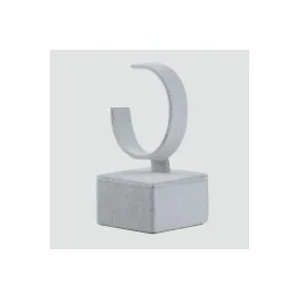 Anfora Kumaş Kaplamalı Saat Standı-Siyah