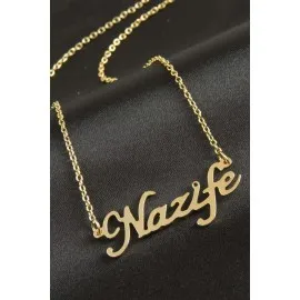 Nazife Isimli Kolye -Sarı