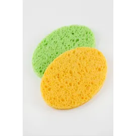 2 Adet Oval Makyaj Süngeri-Renkli