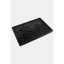 Anfora Kumaş Tırnaklı Yüzük Tablası-Siyah