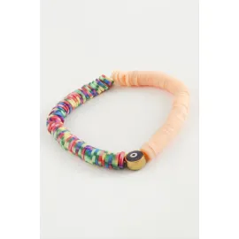 Nazar Fimo Boncuk Bileklik-Renkli