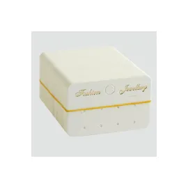 12 Delikli Lüx Küpe Kartı-Beyaz