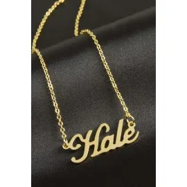 Hale isimli kolye -Sarı
