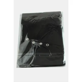 Çıtçıtlı Fular Şal-Siyah