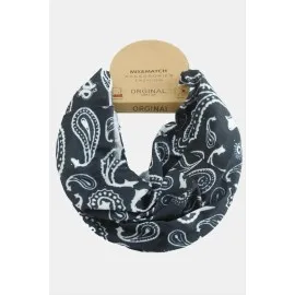 Çini Desenli Bandana Boyunluk-Renkli