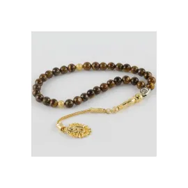 Kaplangözü Doğaltaş Tesbih 8 mm-Sarı