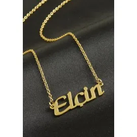 Elçin Isimli Kolye -Sarı
