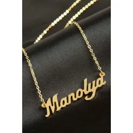 Manolya Isimli Kolye -Sarı