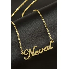 Neval isimli kolye -Sarı