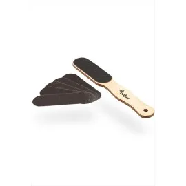 Ahşap Ayak Törpü-Siyah