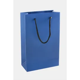 11X17 İpli Karton Çanta 1 Adet-Mavi