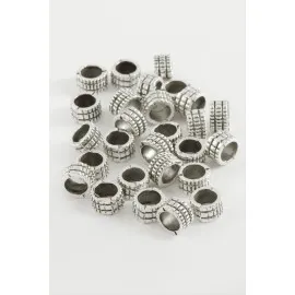 Noktalı Tesbih Ara Aparatı 50 Gram-Gümüş Rengi