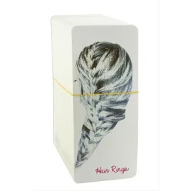 Saç Yüzük Kartı-Beyaz