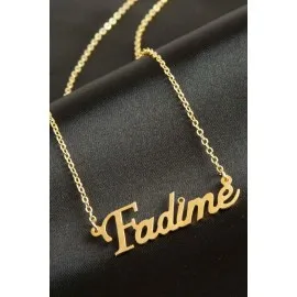 Fadime isimli kolye -Sarı