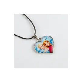 Kalp Uçlu Kolye-Siyah