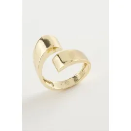 Oval Metal Yüzük-Gümüş Rengi