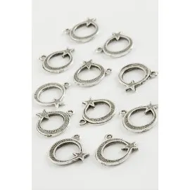 Ay Yıldız Tesbih Aparatı 50 Gram-Gümüş Rengi