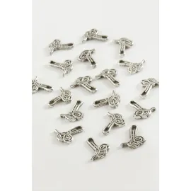 Tuğra Tesbih Püskül Aparatı 50 Gram-Gümüş Rengi