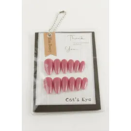 Mina Beauty Kedi Gözü Takma Tırnak-Fuşya