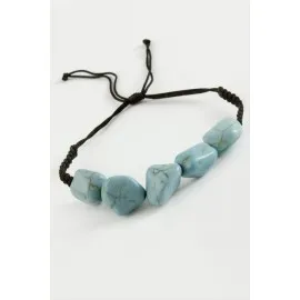 Turkuaz Doğaltaşlı Bileklik-Turkuaz