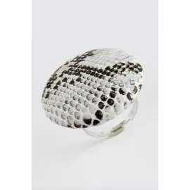 Yuvarlak Eklem Yüzük-Beyaz