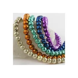 8 Mm Kaplamalı Lav Taşı-Kahverengi